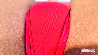 My stepbrother caught me looking for hard dicks and I let him play with my panties. - Inmymound