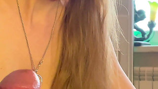 Blowjob with a Cigarette: Deep Swallowing, Egg Licking and Final in the Mouth