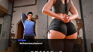 Stepsister Doing Yoga and Helping Me with Her Feet