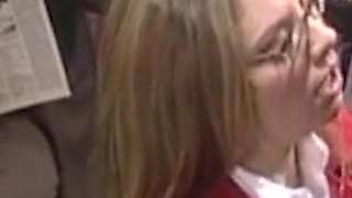 Blonde Babe Gets Fingered and Fucked in the Office