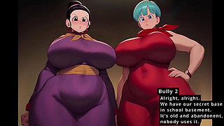 Bulma and chi-chi gon to bully