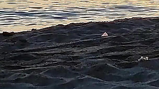 350 Flashing My Cock in Front of My Stepdaughter at Sunset in...elps Me Cumshot in Front of Everyone - Real Sex Risky