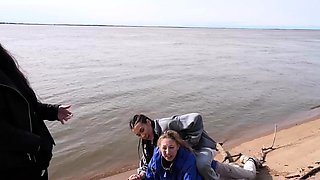 LICKING GIRLS FEET - Sarah And Victoria - Humiliation By