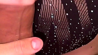 Fucked a Beautiful Girl in a Black Dress and Stockings. Wild Sex.