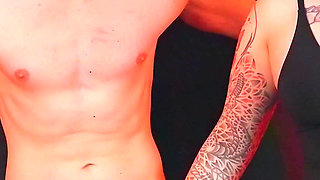 Estim Milking a Huge Orgasm Out of Him