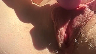 Masturbation with Vibrator, Dildo and Two Orgasm