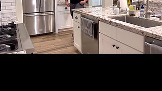 Voluptuous latina maid receives passionate creampie in her private moments