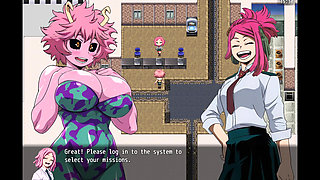 Stripped In Action Mina's Corrupt Ops - Mina Ashido from My Hero Academy Walking Naked