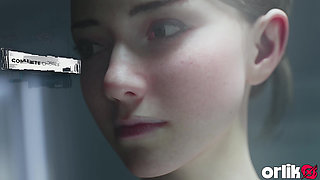 Kara (detroit Become Human) - Tight Pussy Creampie 3D Animation