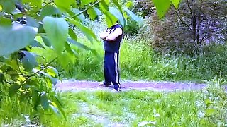 Outdoor Fun: Cruising in the Park with a Stranger