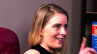 CFNM divas teasing waiter with hj