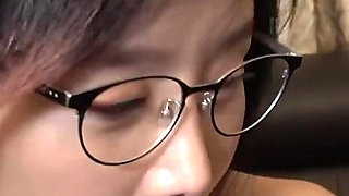 Korean Beauty with Her Glasses - Secretly Ample Bust Are Just Begging to Be Squeezed