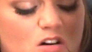 The neighbor's husband wants to stick her cock between my big tits