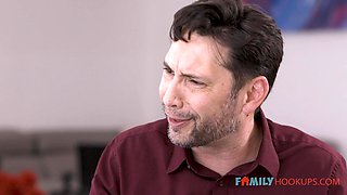 Aubree Valentine Charms with Sweet Passion in Family Heat