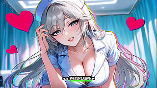 Night Nurse Anya Only Takes His Temperature Then Rides Him to a Hot Creampie - Hentai Uncensored