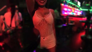 Clubbing with sexy Thai GF and sex after
