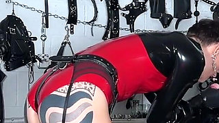 Princess Latex Rubber Doll Pegged by Mistressae