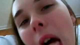 Hairy Amateur Films Herself in Bed