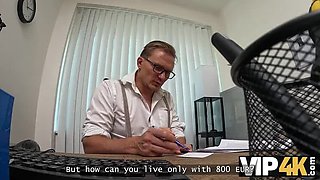 Funky Town Teen Takes First Loan For Hard Anal POV Sex In Office - HD 1080p