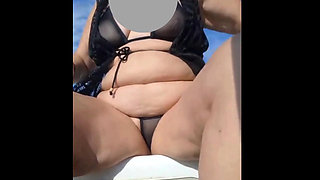 Stepmom just wanted an opinion... But this transparent bikini became a topic on the entire beach