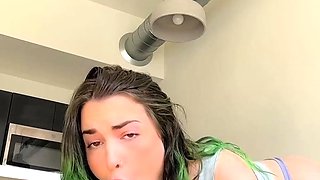 Bailey Eilish Bounces On Transparent Dildo Onlyfans Video