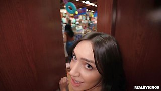 Sneaky Sex - Threesome With Retail Thotties 1 - Eden West