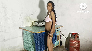 Season 113. Muslim Women Fuck with Step Stepson in Kitchen