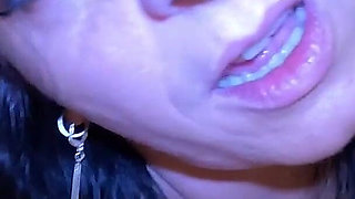 Leather Pants & Fat Cigar Anal Tease - Smoking, Pussy Show & Deep Masturbation