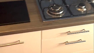 Hot British Wife Gets Fucked While Cooking