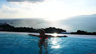 Big ass Thai GF first time anal fucking