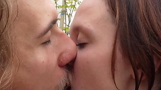 Akina Asmus Was Fucked Near the Pool and Got Cum in Her Pussy