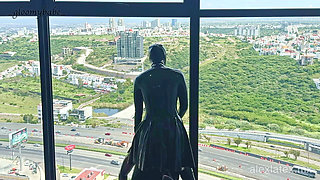 Horny in Latex Enjoying the View - Alex Latex