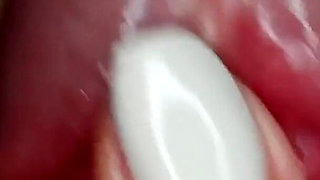She Caresses His Frenulum and He Quickly Cums