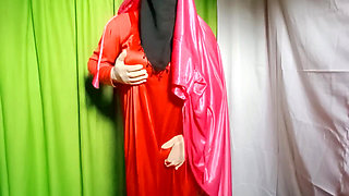 Beautiful woman Savita is completely naked with her servant at her home