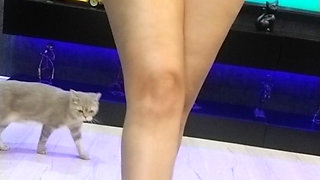 Hot Leggings Stockings Dance Show