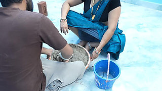 Mechanic Taught Landlady to Work, Peer Mistress Mason in Hindi Voice