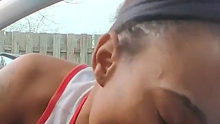 Petite Ebony Gagging on Bwc