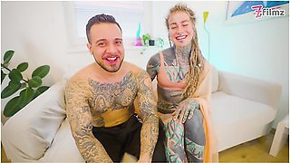 Tattooed Queen Takes Giant Italian Cock Anal Destroyed, Deepthroat & Cum-soaked