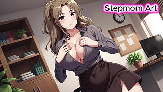 JOI Stepmom Glasses Teacher Solo - Come with me 100% You'll cum - Dirty Talk