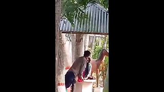 Indian Bhabhi Globes Inhaling and Plowing In kitchen