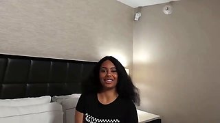 Black Teen Street Pick Up for Hardcore Deep Rough Fuck Covered in Cumshots and Piss Drinking Hazel Haze