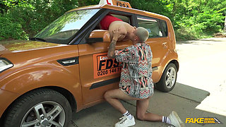Fake Driving School - Two Hands on the Erection Yes on the Roadhead