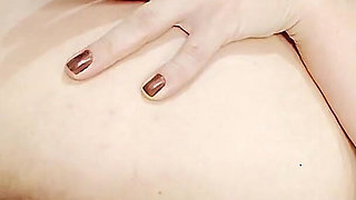 Smoking with Plug in the Ass