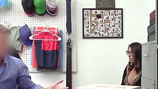 Hot mature tattoo milf gets caught shoplifting and submits