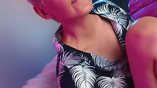 Emily Candys Masturbates Solo - Natural Tits and Pussy - 4K Full