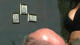 Humiliating dildo sucking