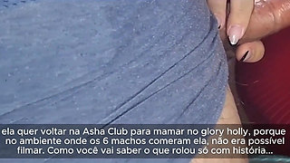 Married Housewife Enjoys Riding Her Cuckold and Is Interrupted When They Try to Open Her Bedroom Door