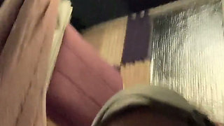 When squatting over my phone to piss turns into a squirting orgasm down my leg