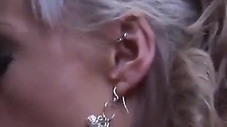 Group sex with Brooke Jameson and Chloe Delaure with smooth pussies getting their pussies and asses fucked by many cocks