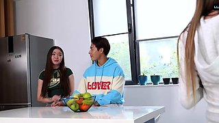 Luna Evans My Asian Girlfriend Left Me Alone with Her Best